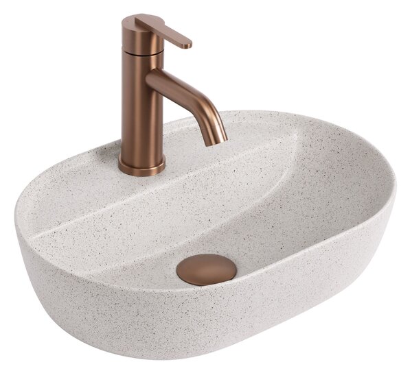 Countertop washbasin REA Aura 42 Sandy