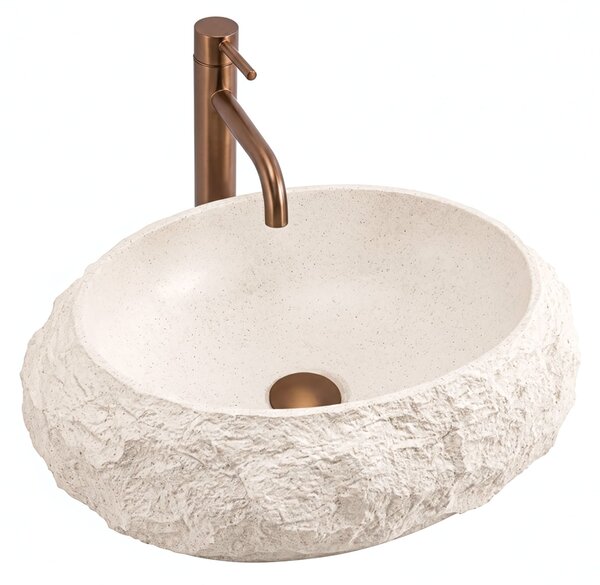 Countertop Basin Rea Mika Warm Beige