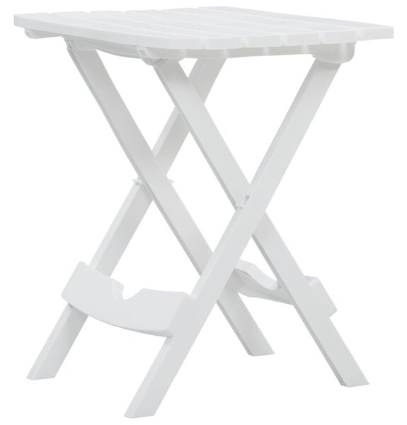 Folding Garden Table 45.5x38.5x50 cm White