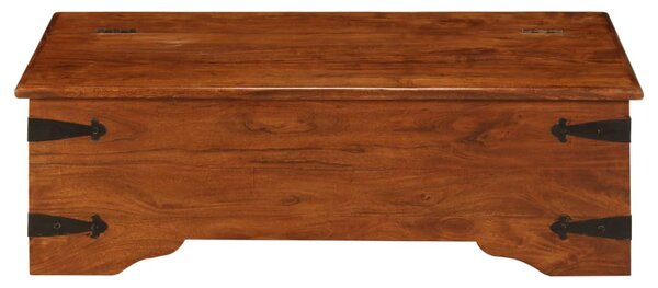 Coffee Table Solid Acacia Wood Honey Finish 110x55x35 cm