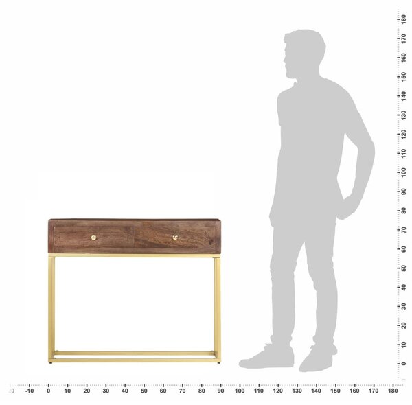 Console Table 90x30x75 cm Solid Mango Wood