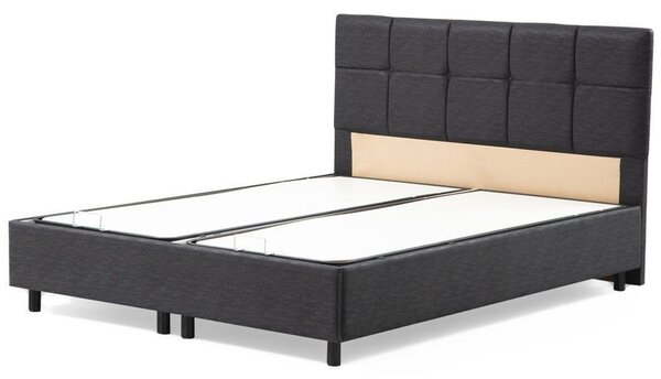 Avelon Fabric Ottoman Storage Small Double Bed in Anthracite