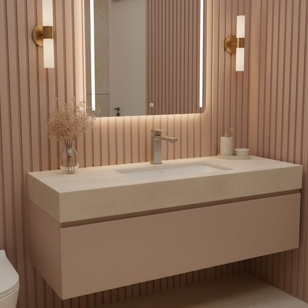 Bathroom faucet Rea Arlo Brush Nickle