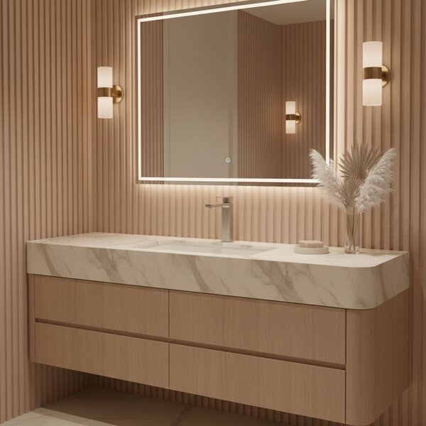 Bathroom faucet Rea Arlo Brush Nickle