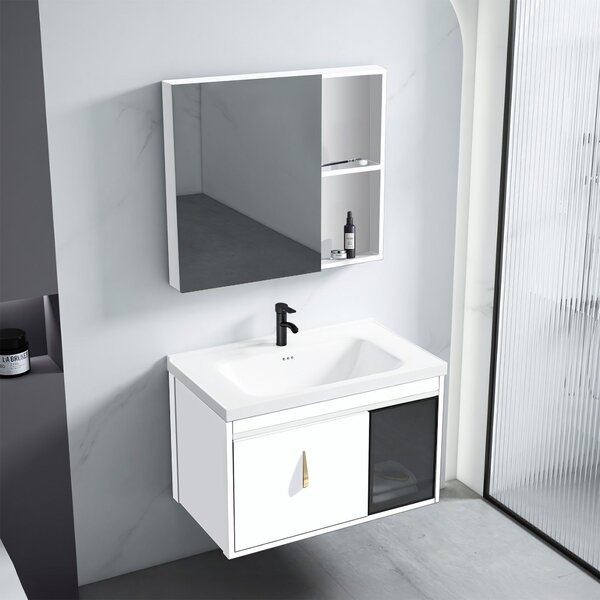 Bathroom furniture set with washbasin Paris 60cm White