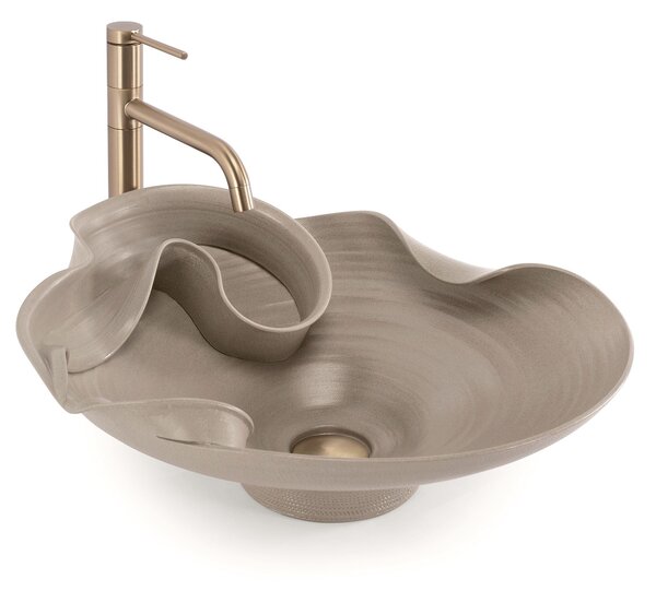 Ceramic Countertop Basin REA HM-12 Handmade ART