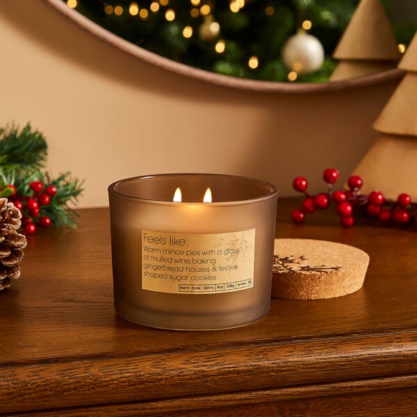 Gingerbread Candle Brown