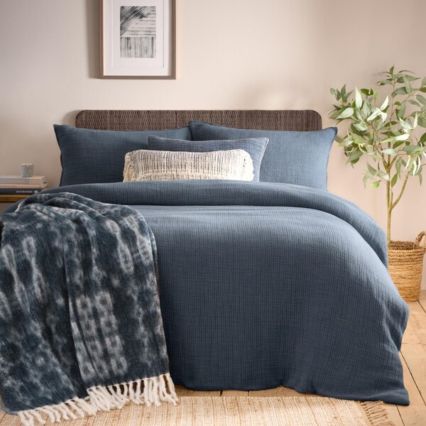 Yard Ribble Duvet Cover and Pillowcase Set