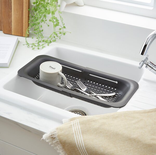 Black Multi-functional Sink Drainer Black