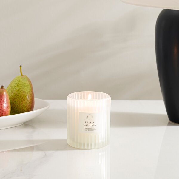 Pear and Gardenia Candle Clear