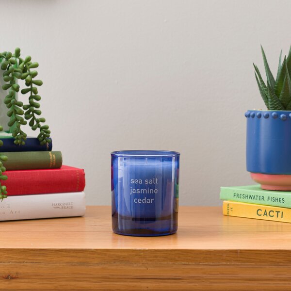 Elements Orange, Bergamot & Lemon Candle Blue