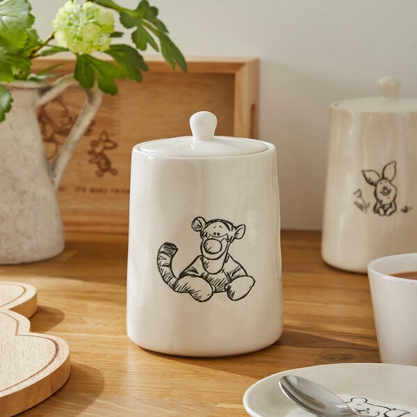 Disney Winnie the Pooh Off White Tigger Kitchen Canister Off-White