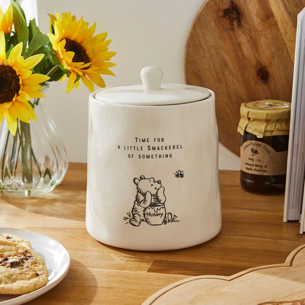 Disney Winnie the Pooh Off White Biscuit Jar Off-White
