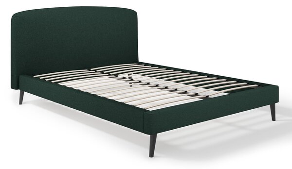 Modern Curved Upholstered Bed Frame