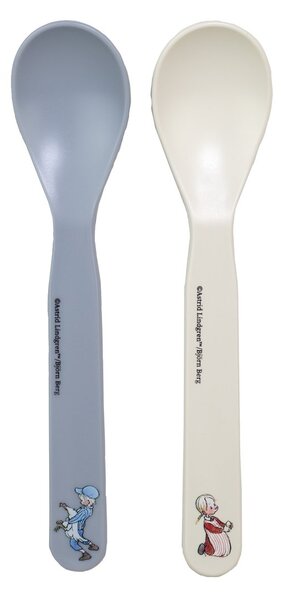 Rätt Start Emil i Lönneberga spoon 2-pack Blue-white