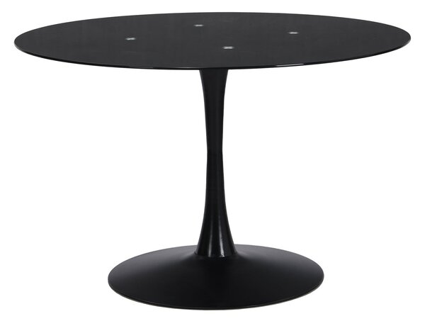 Addison Tulip Dining Table Round 120cm Black