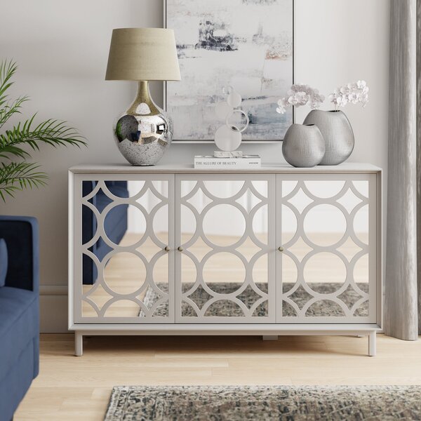 Delphi Large Grey Sideboard Grey