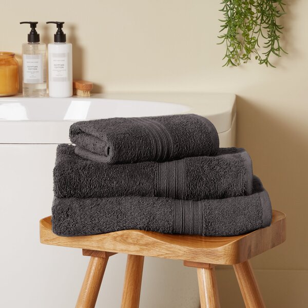 Cotton Soft Charcoal Towel Charcoal