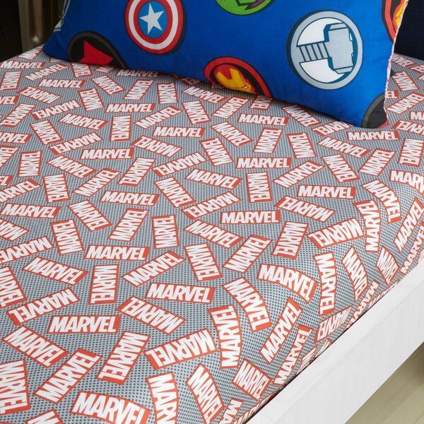 Marvel Fitted Sheet MultiColoured
