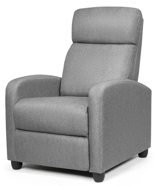 Costway Modern Recliner Sofa Lounge / Adjustable Backrest Armchair-Grey