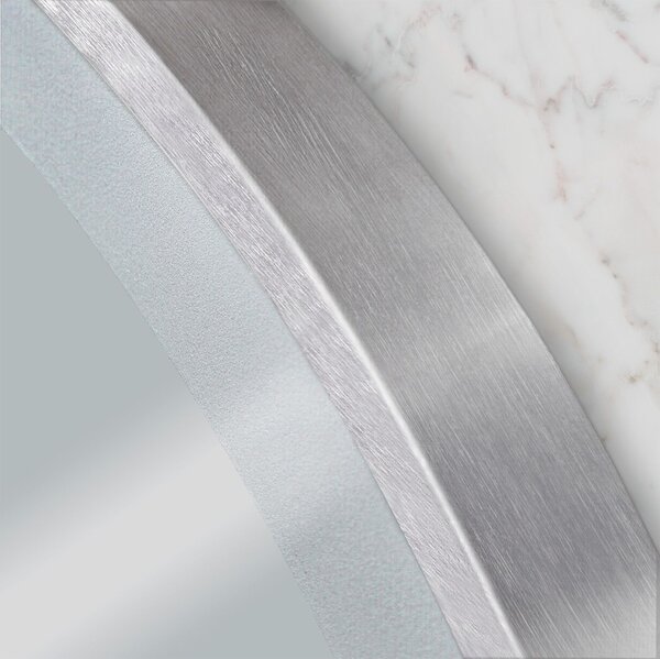 Mirror LED 50cm MMJ BRUSH SILVER