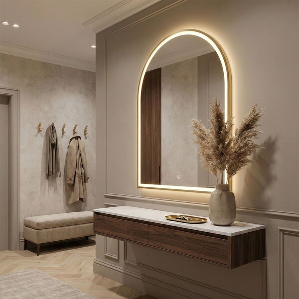 Mirror LED 60x100cm DART GOLD