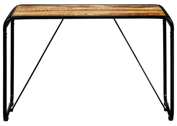 Dining Table 118x60x76 cm Solid Rough Mango Wood