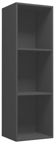 Book Cabinet/TV Cabinet Black 36x30x114 cm Engineered Wood