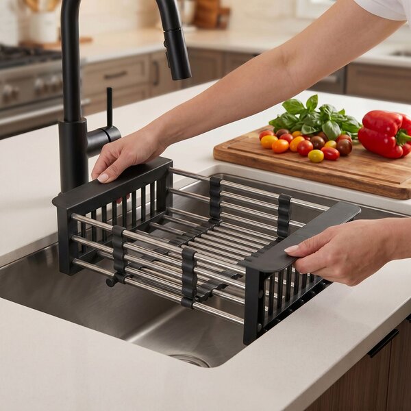 Kitchen sink accessory set 3 pcs. REA Black