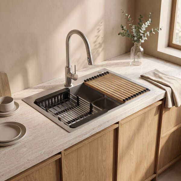 Kitchen sink accessory set 3 pcs. REA Black