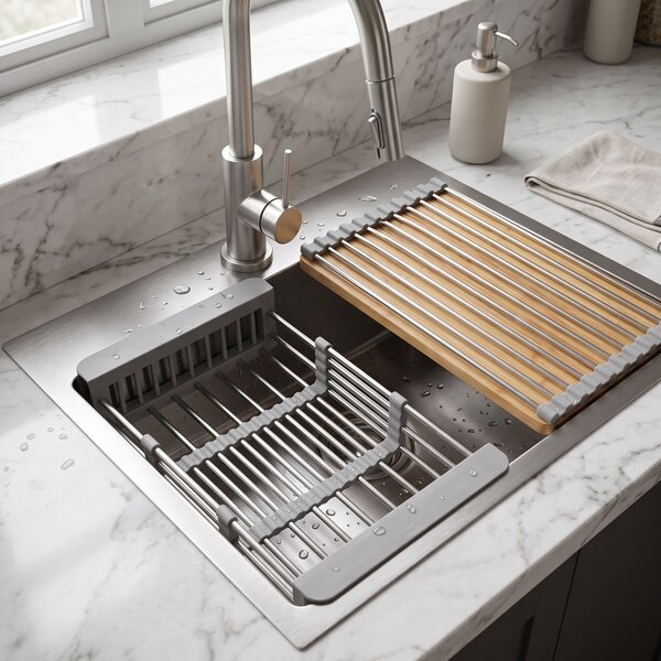 Kitchen sink accessory set 3 pcs. REA Grey