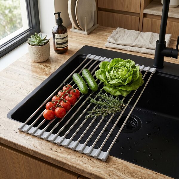 Kitchen sink accessory set 3 pcs. REA Grey