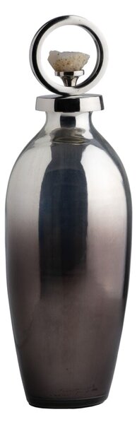 Bottle Silver Aluminium Crystal 13 x 13 x 39 cm Decorative