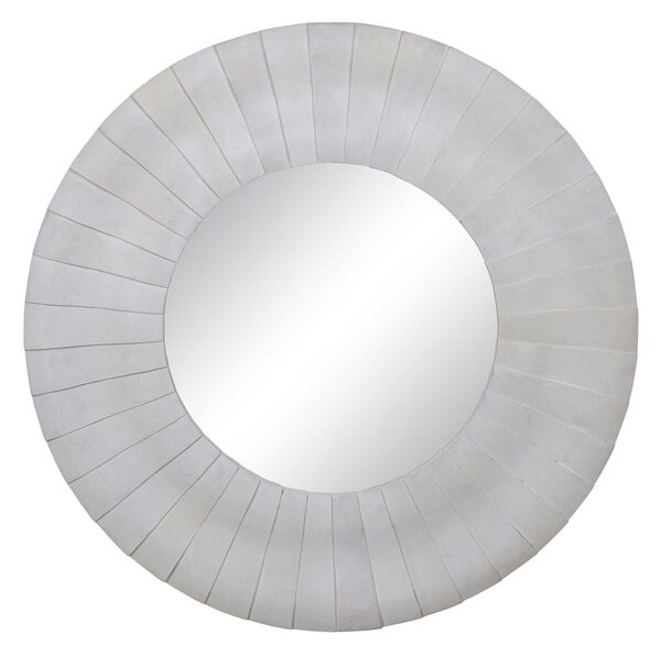 Wall mirror White 102 x 6 x 102 cm