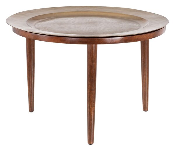 Centre Table Golden Natural 80 x 80 x 53 cm