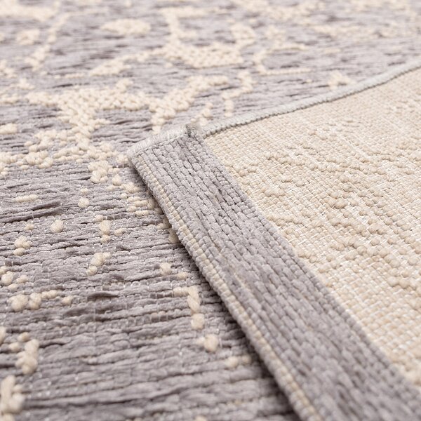 Velvet wool/grey 160x230cm rug