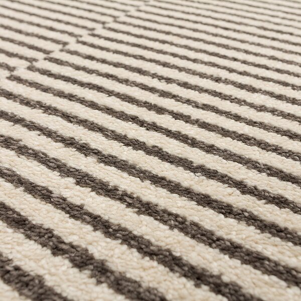 Sevilla paper white/grey Rug 120x170cm
