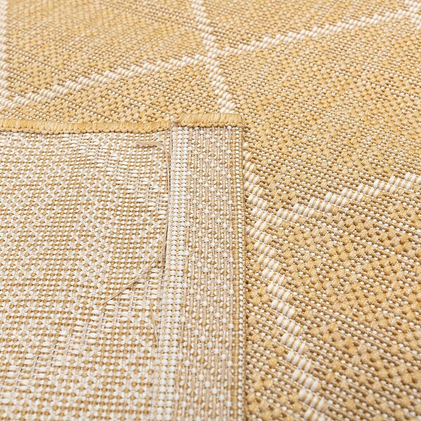 Lineo honey gold/snow white Rug 160x230cm