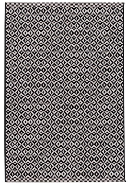 Rug Modern Geometric black/wool 160x230cm