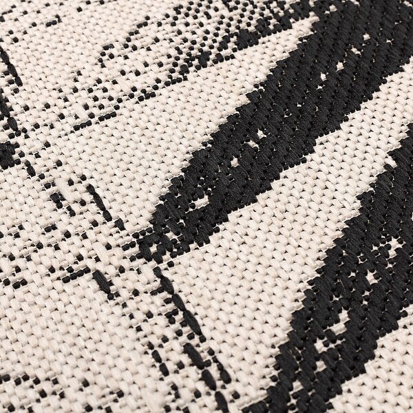 Lineo beige/black carpet 120x170cm