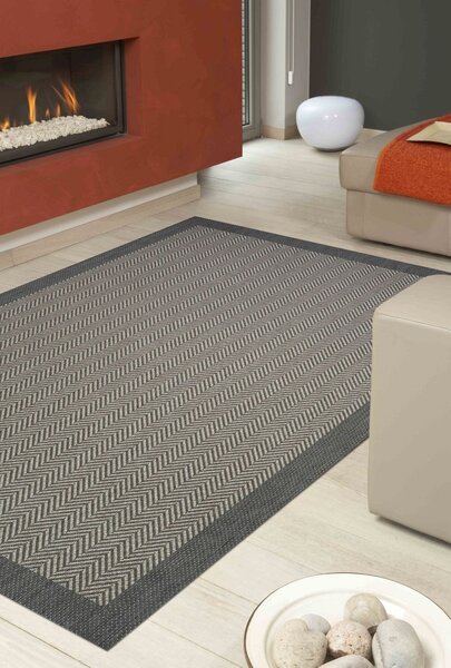 Breeze Cliff Grey Area Rug 120x170cm