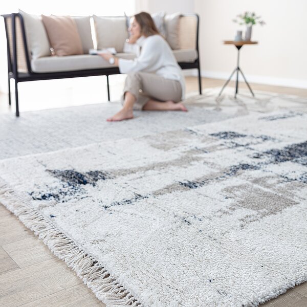 Rug Boho cream/sailor blue 160x230cm