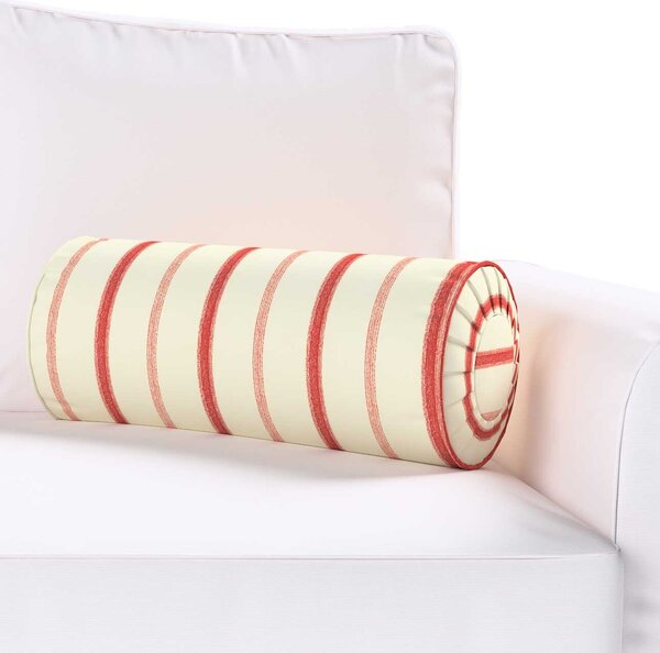 Bolster cushion with pleats