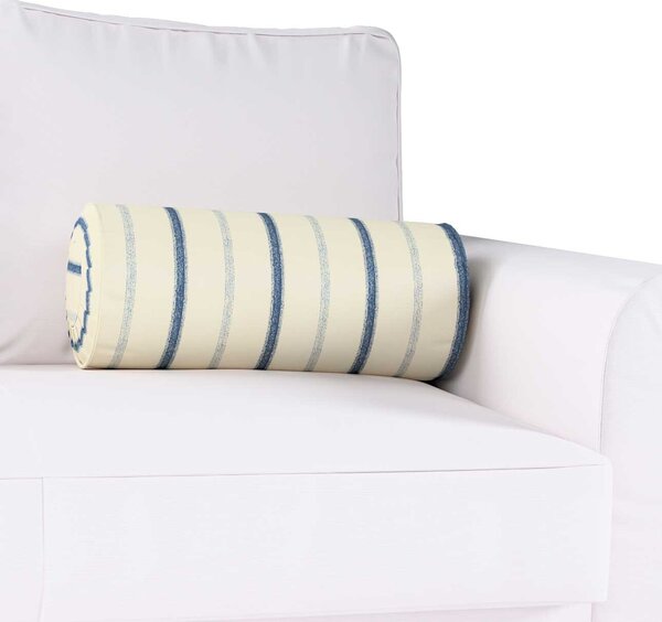 Bolster cushion with pleats