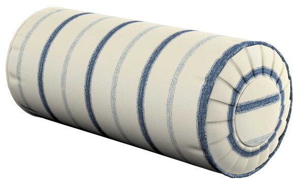 Bolster cushion with pleats