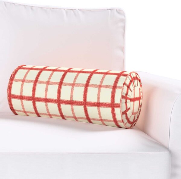 Bolster cushion with pleats