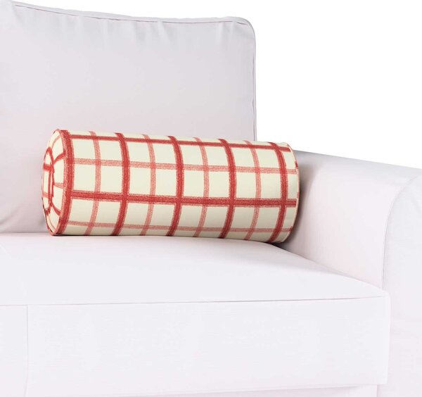 Bolster cushion with pleats