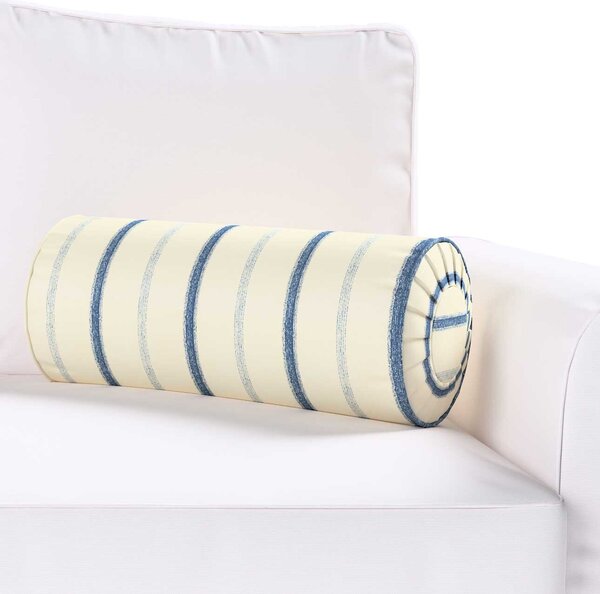 Bolster cushion with pleats