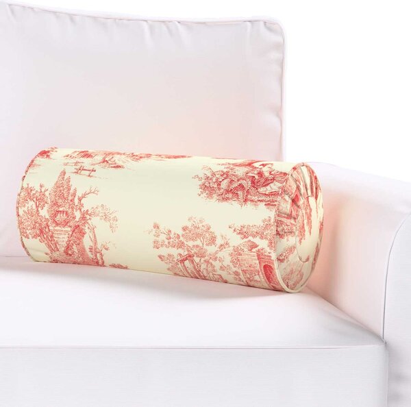 Bolster cushion with pleats