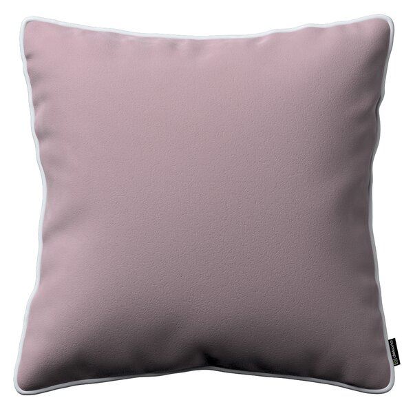 Bella velvet cushion cover with piping